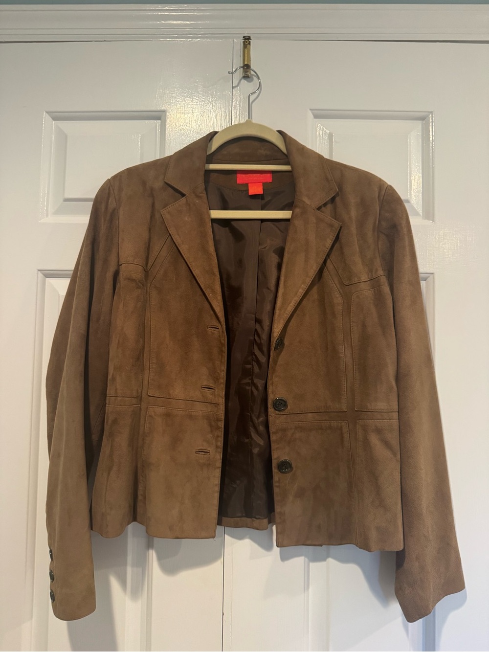 Element Brown Suede Blazer Jacket